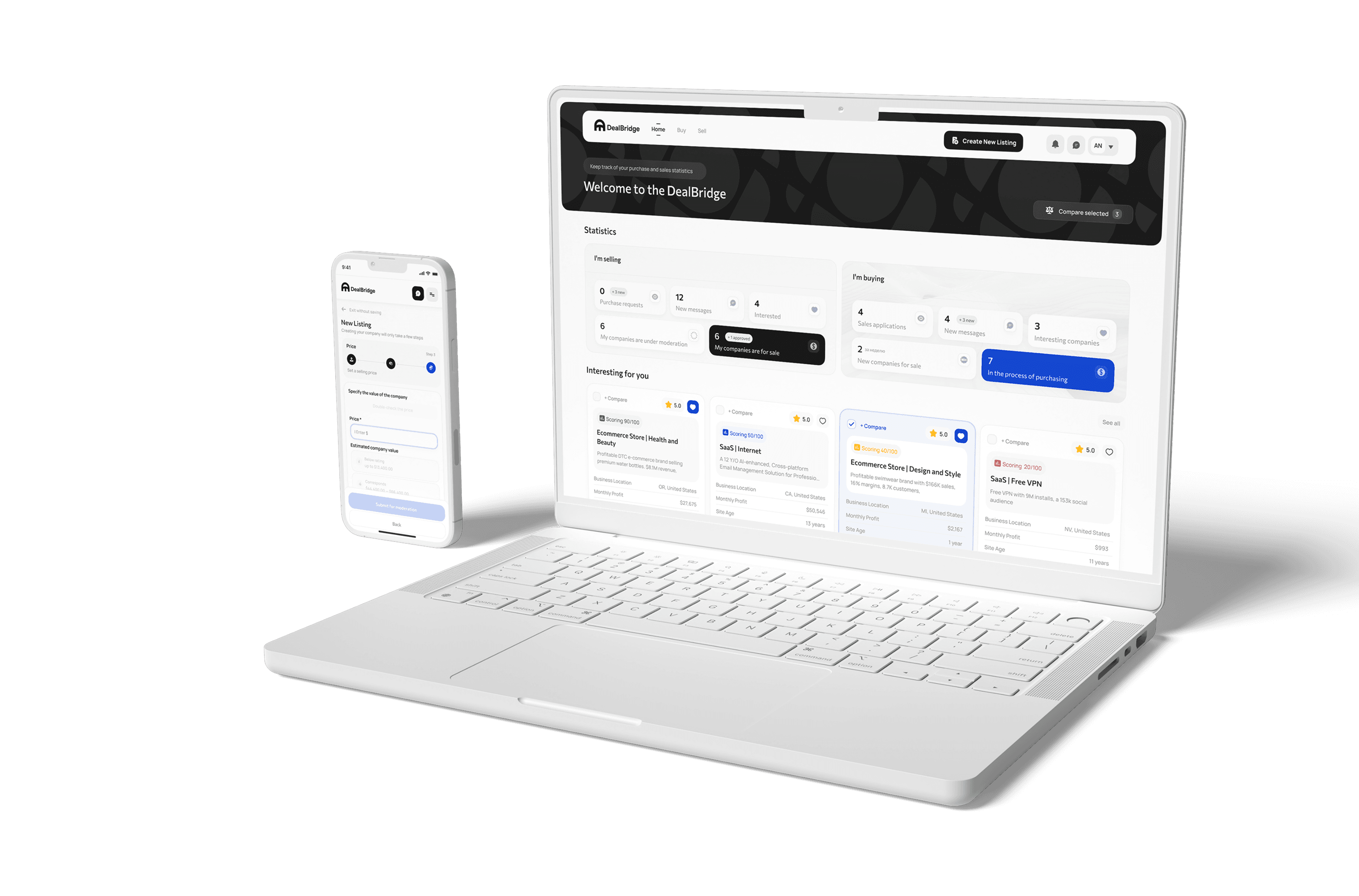 DealBridge — AI-Powered Marketplace for Digital Business Acquisitions