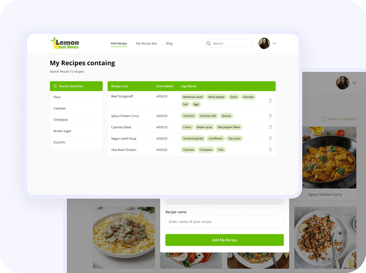 Functionality screenshot 2